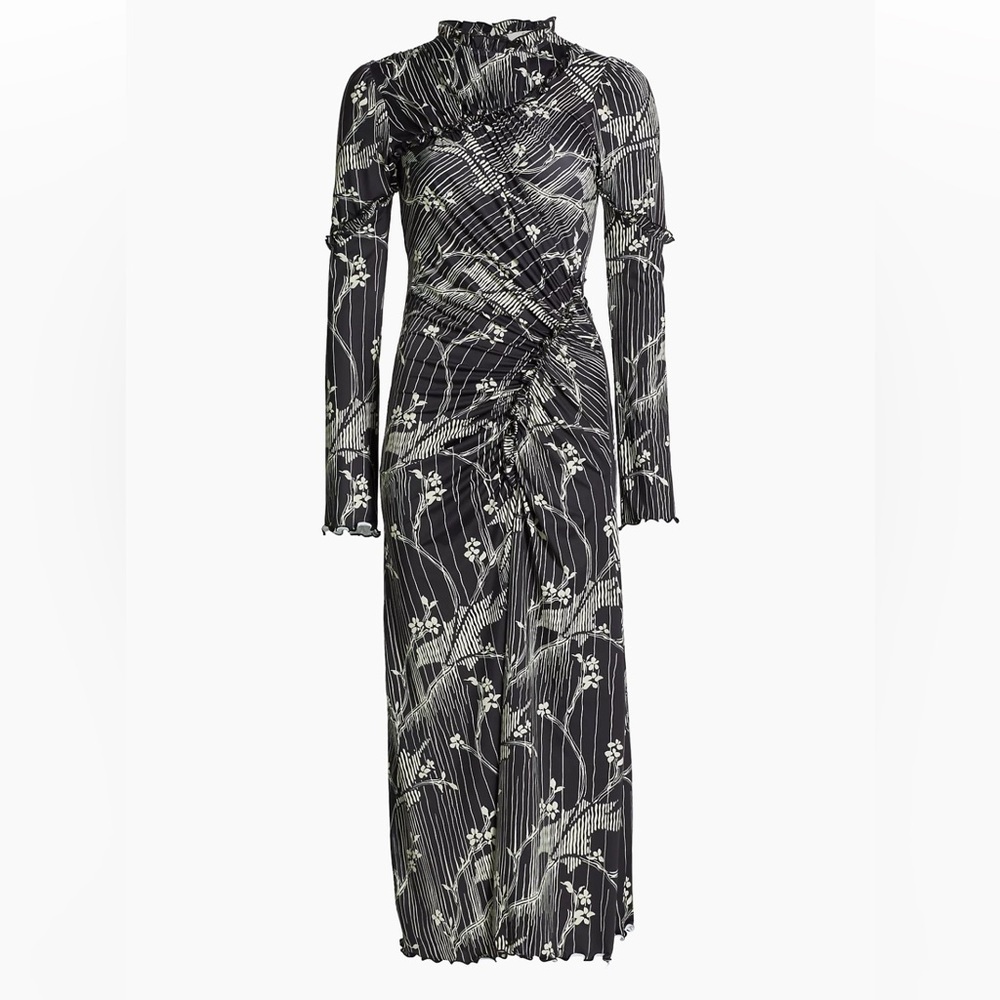 Sea New York Black and White Floral Dress